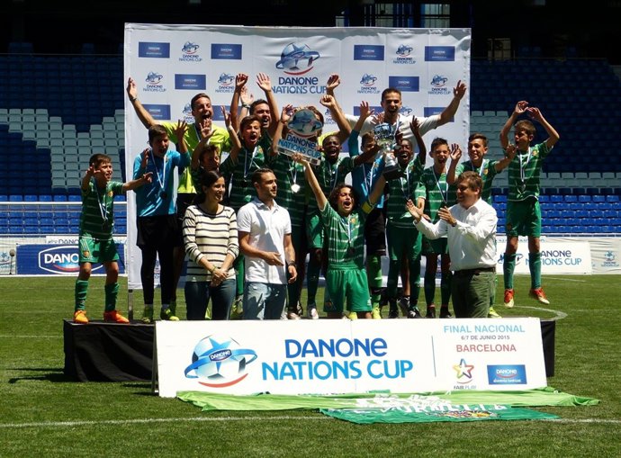 El Cornellà, campeón en 2015 de la Danone Nations Cup