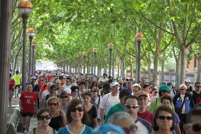 Más de 800 personas en el último paseo saludable de la temporada