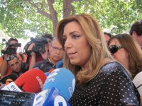 Susana Díaz: El PSOE no está obligado a dar apoyo a Podemos en Cádiz