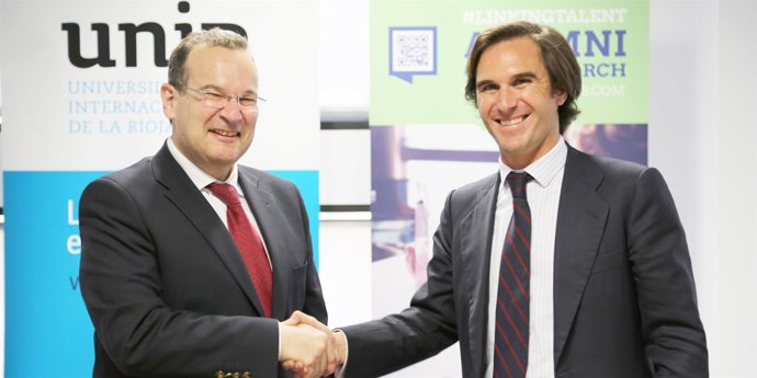 Firma Convenio UNIR y Alumni Global Search