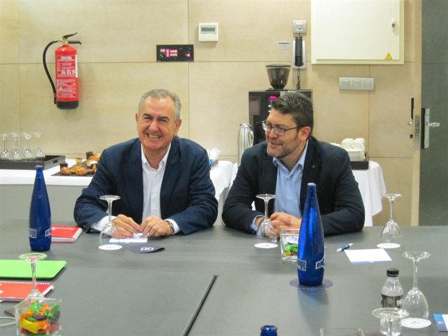 González Tovar y Sánchez, durante su encuentro
