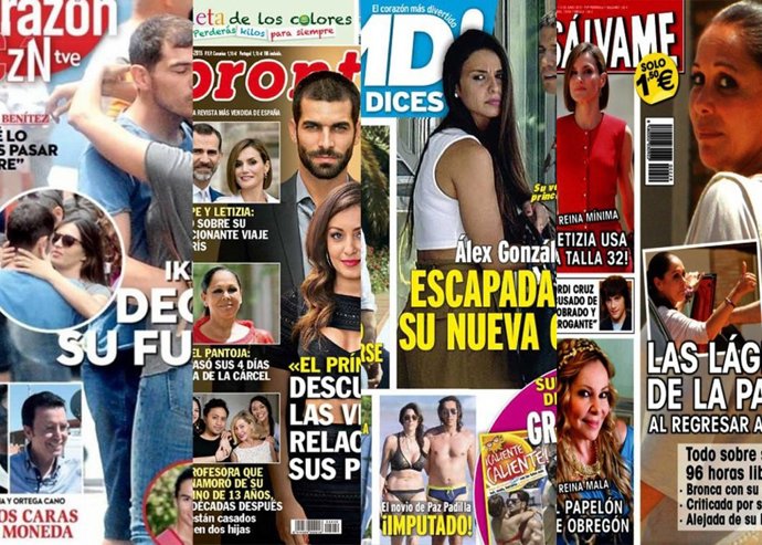 Revistas lunes 8 de junio alex gonzález novia, pantoja prision terelu patiño