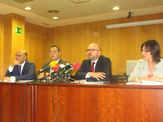 Rueda de prensa en los juzgados de Granollers