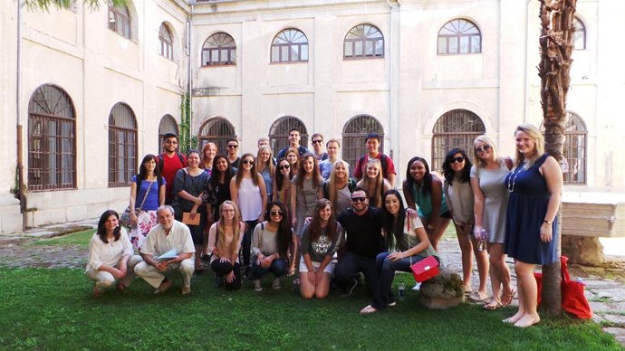 Alumnos americanos en Segovia