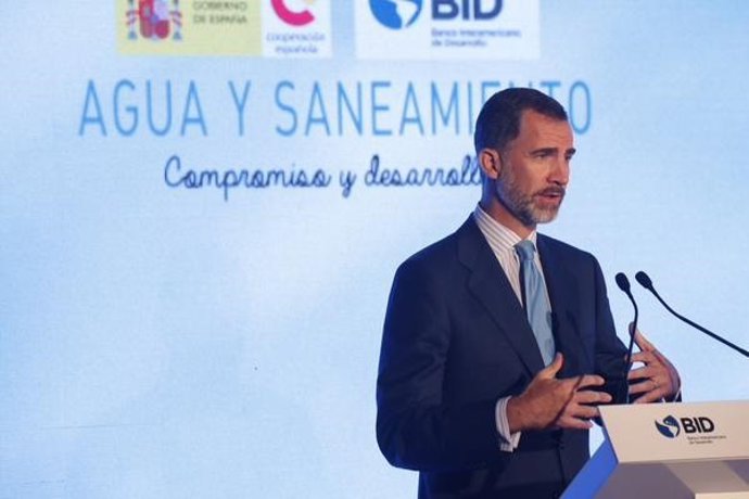 El Rey Felipe en el encuentro Agua y Saneamiento: reto compartido en América