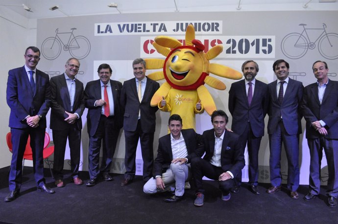  Guillén, Cardenal Y De Santos En La Presentación De La Vuelta Junior Cofidis