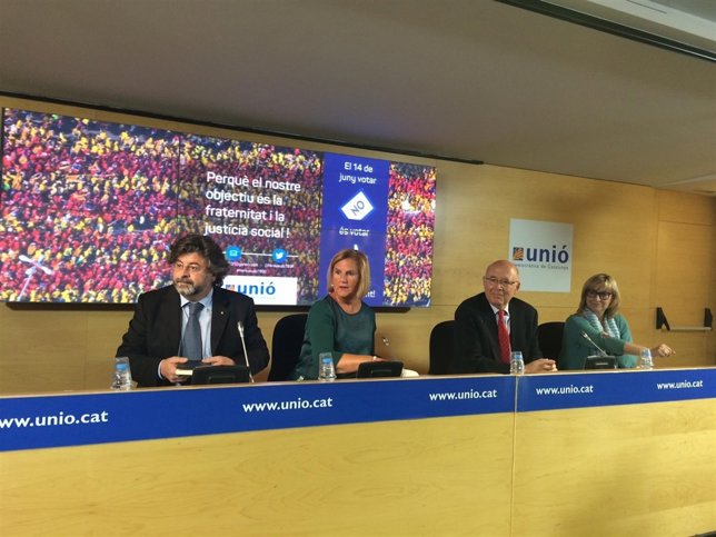 Antoni Castellà, Núria de Gispert, Joan Rigol, Mercè Jou (UDC)