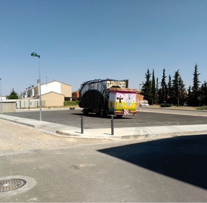 Ya han finalizado las obras en el recinto ferial de La Llana, en Ejea