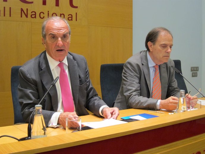 J.Gay de Montellà y J.Pujol (Fomento del Trabajo)