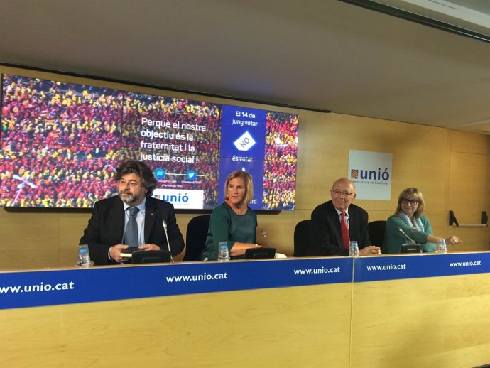 Antoni Castellà, Núria de Gispert, Joan Rigol, Mercè Jou (UDC)