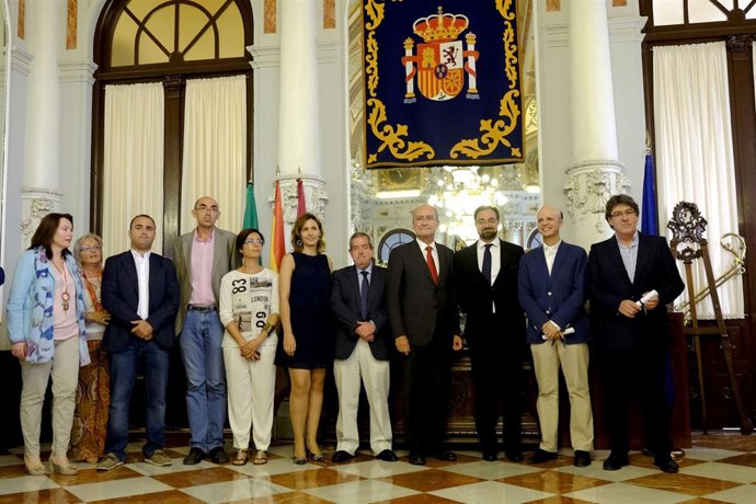 González, Lillo, Rivera, De la Torre Premios Periodismo Ciudad de Málaga