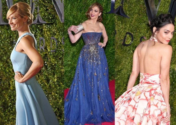 Jennifer Lopez atrae las miradas en la red carpet de los Tony'15