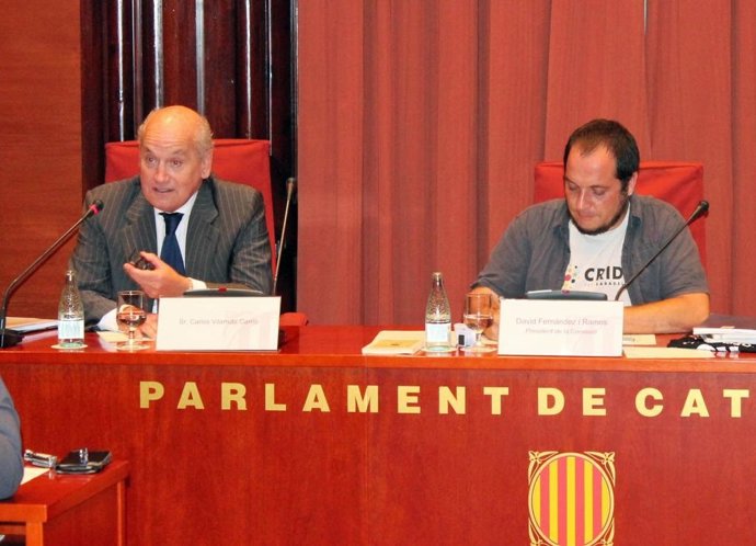 Empresario Carles Vilarrubí (FC Barcelona), David Fernández (CUP)