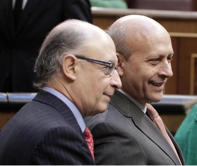 Cristóbal Montoro y José Ignacio Wert