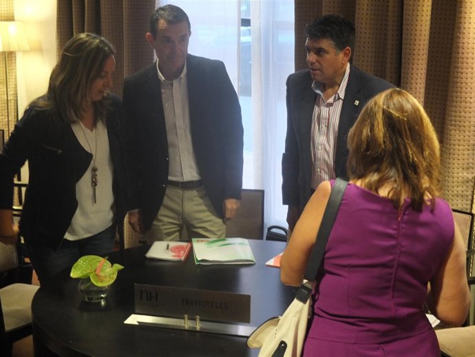 Los candidatos de PSOE y C's a la Alcaldía de Almería