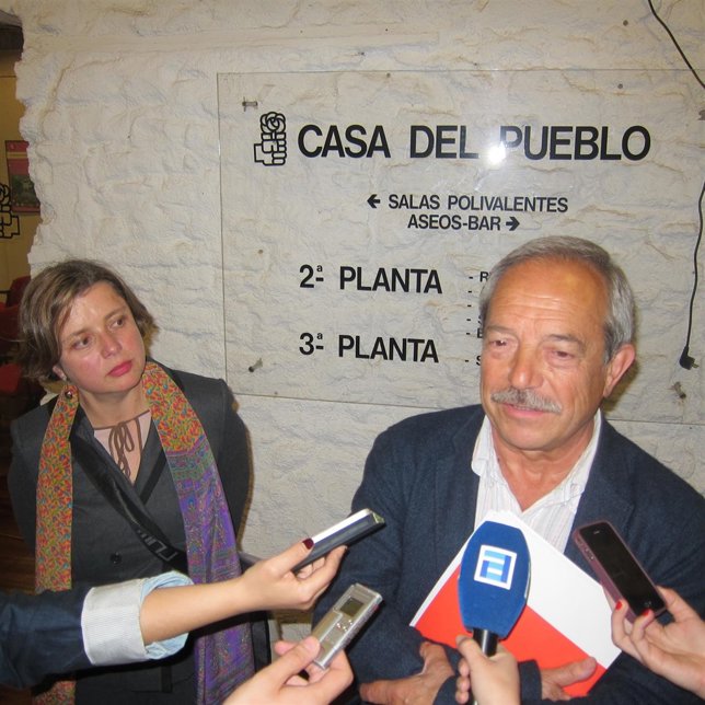 Ana Taboada (Somos) y Wenceslao López (PSOE)