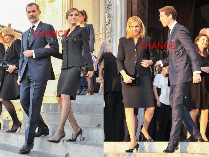 REYES EN EL FUNERAL DE KARDAM DE BULGARIA CON INFANTA CRISTINA