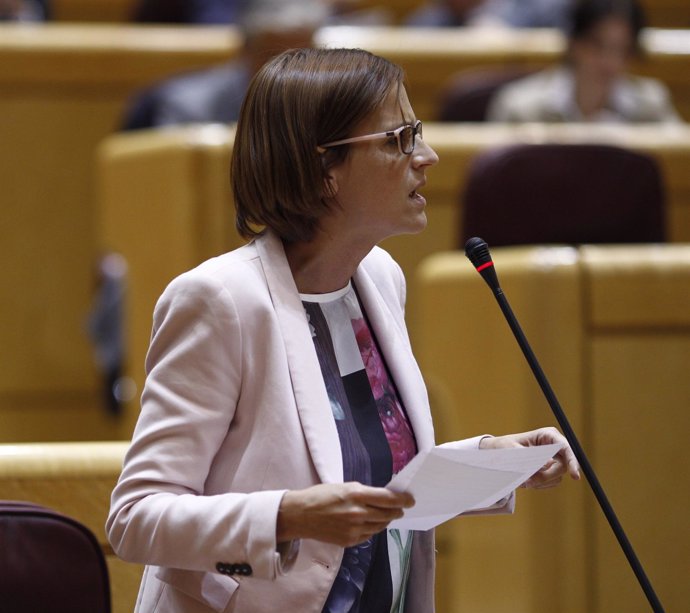 María Chivite en el Senado