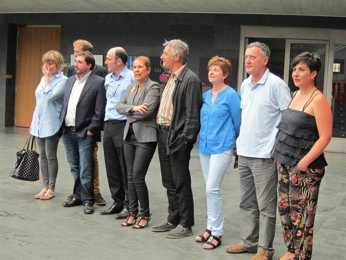 Parlamentarios electos de Geroa Bai.