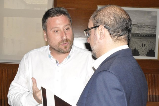 Soro (CHA) con Lambán (PSOE)