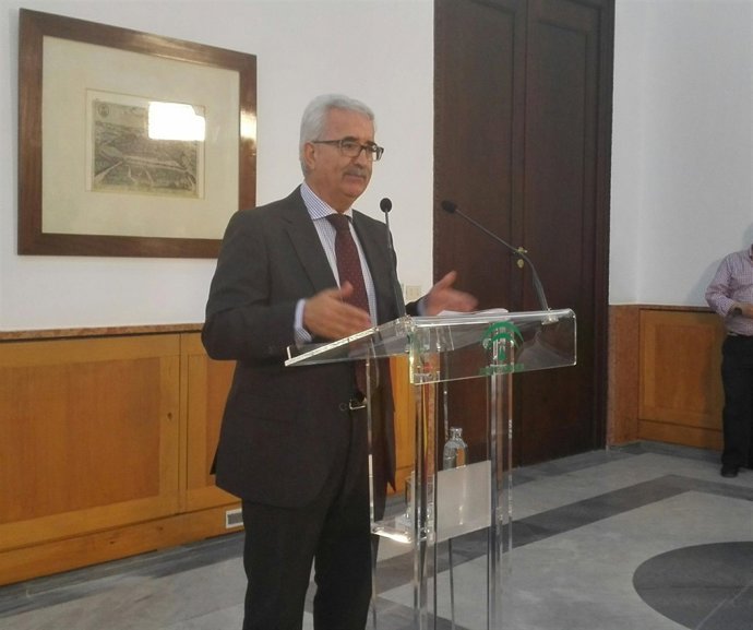 El vicepresidente de la Junta de Andalucía, Manuel Jiménez Barrios