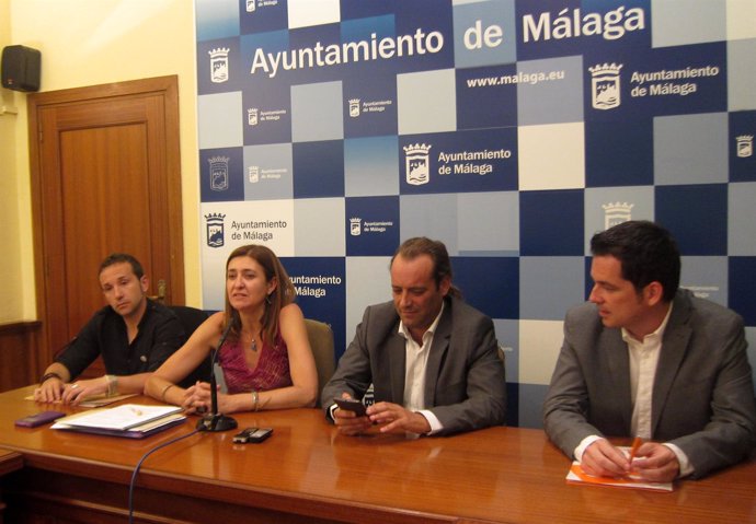 Ysabel Torralbo, de Málaga Ahora, y Juan Cassá, de Ciudadanos