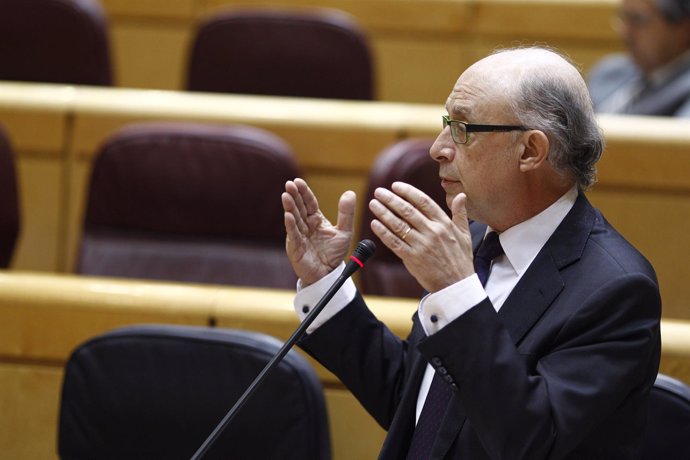 Cristóbal Montoro en el Senado