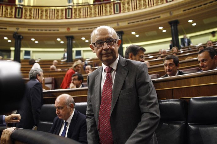 Cristóbal Montoro en el Congreso