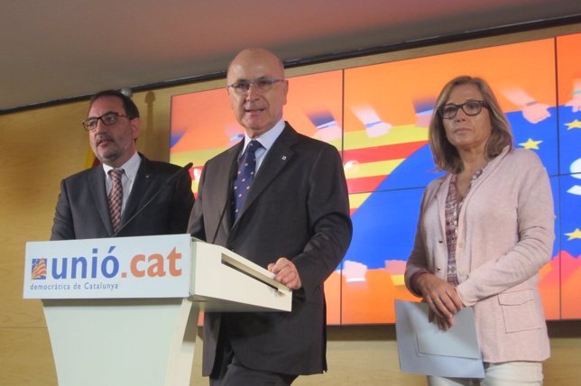 Ramon Espadaler, Josep Antoni Duran, Joana Ortega (UDC)