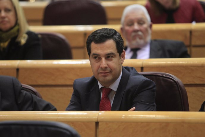 Juan Manuel Moreno en el Senado