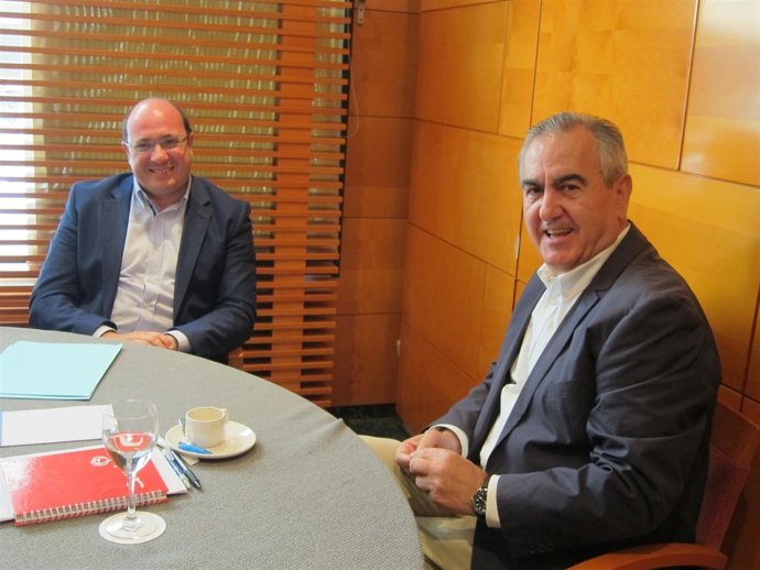 Sánchez y Tovar, durante su encuentro