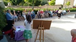 Asamblea de Vamos Granada en el Albaicín