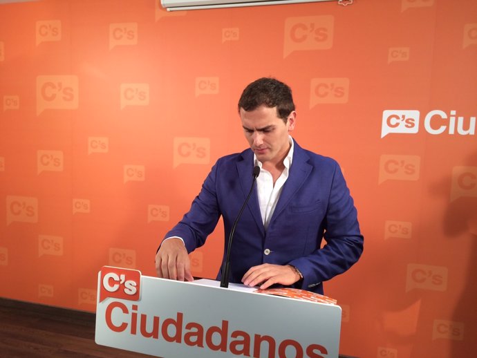 El líder de C's, Albert Rivera