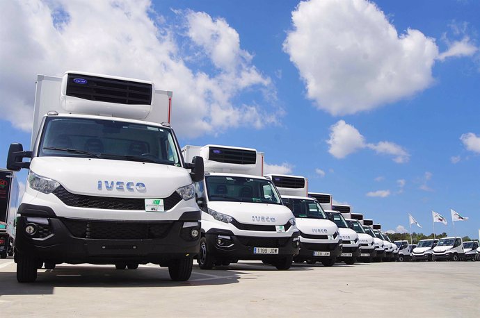 Entrega de vehículos de Iveco a Petit Forestier España