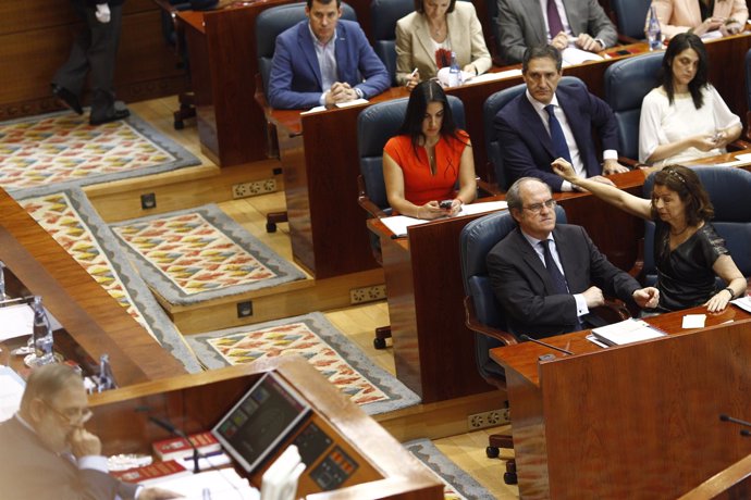 Ángel Gabilondo en la constitución de la Asamblea de Madrid