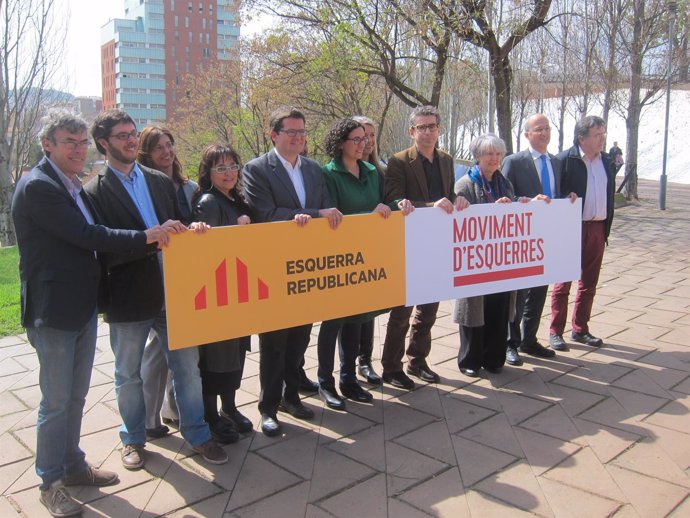 Candidatos de ERC y MES a las elecciones municipales 2015