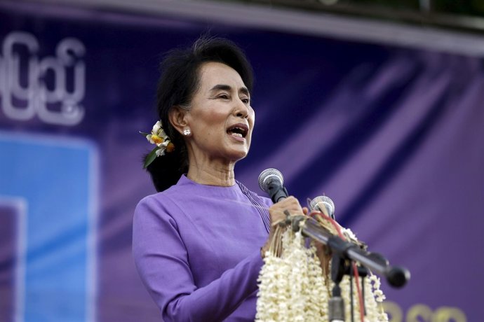 La líder opositora birmana  Aung San Suu Kyi 
