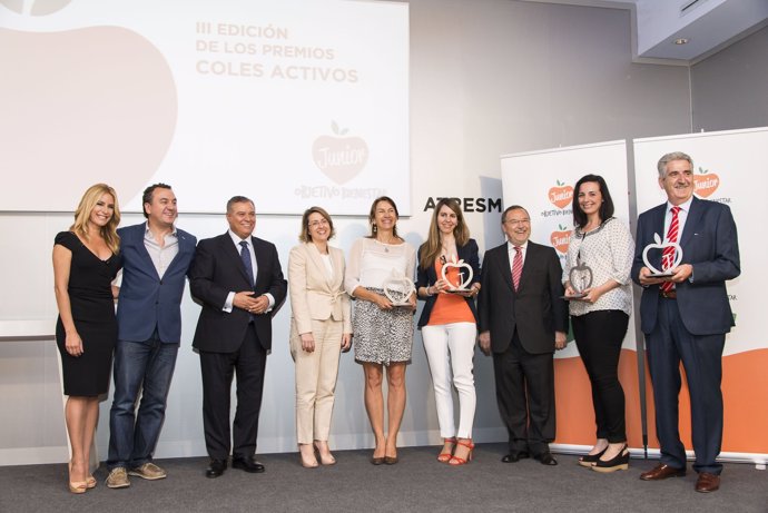 Premiados III edición premios 'Coles activos' de 'Objetivo Bienestar Junior