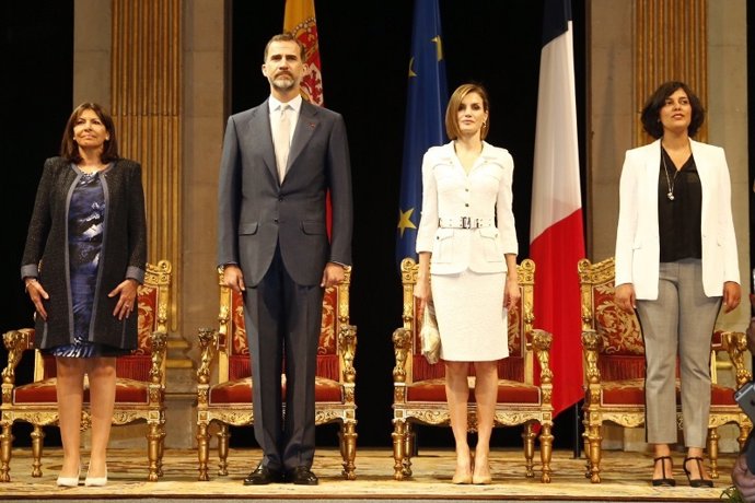 Los Reyes, en su visita de Estado a Francia