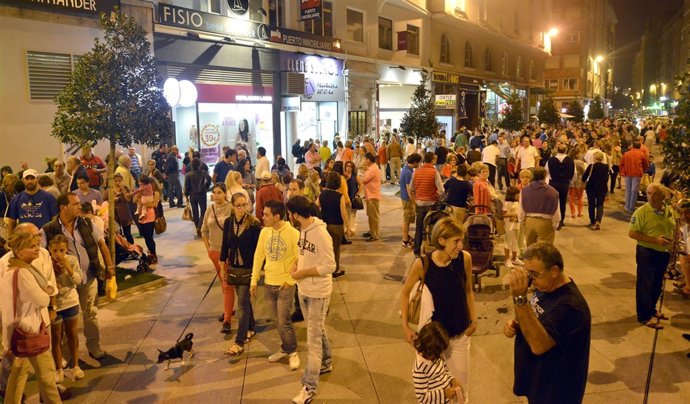 Fiesta de inauguración de la peatonalización de la calle Cádiz