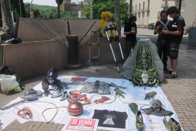 Estatuas huamanas de Las Ramblas piden preservar su identidad