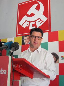 El coordinador provincial de IU, Pedro García