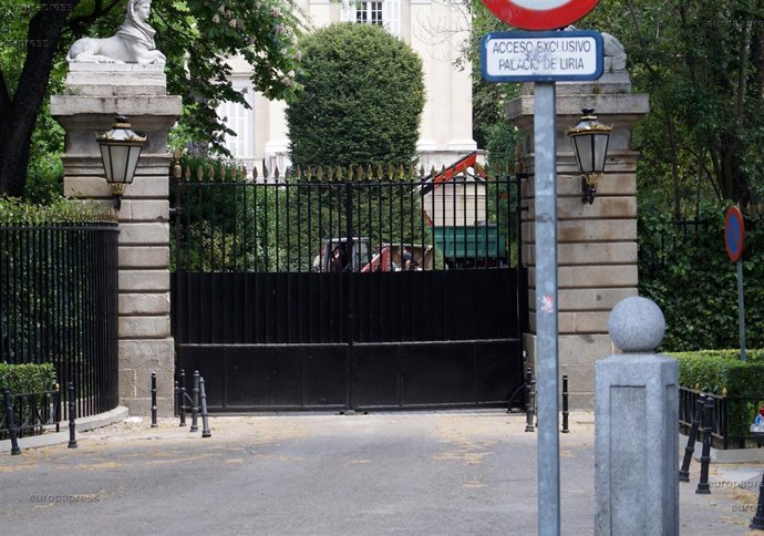 El Palacio de Liria en plenas obras de acondicionmiento 