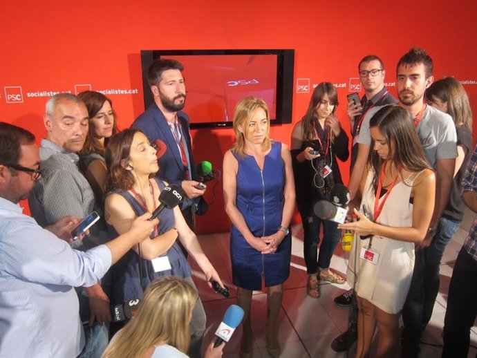 La exministra Carme Chacón, PSC