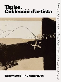 Cartel de los 25 años de la Fundación Tàpies