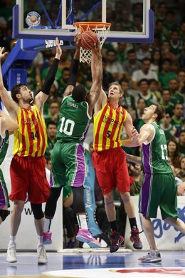 Doellman en el Unicaja Málaga - Barcelona