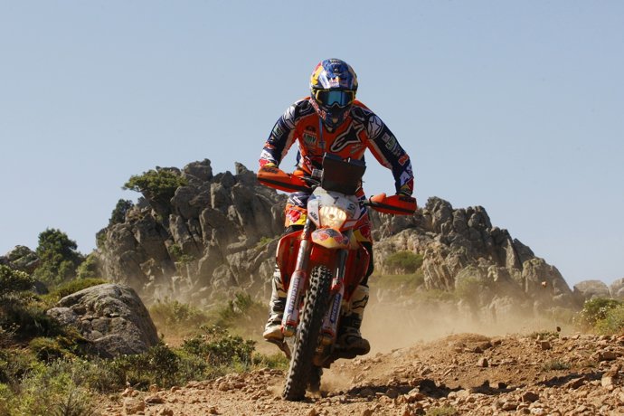 Marc Coma en el Rally de Cerdeña