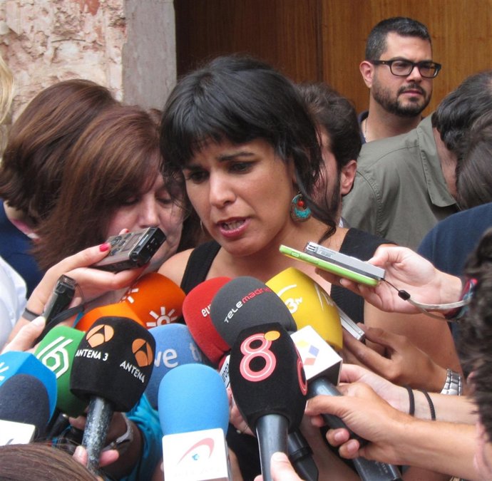 Rodríguez en declaraciones a los medios tras el pleno