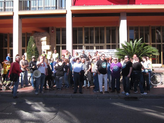 Concentración de la Acampada Dignidad