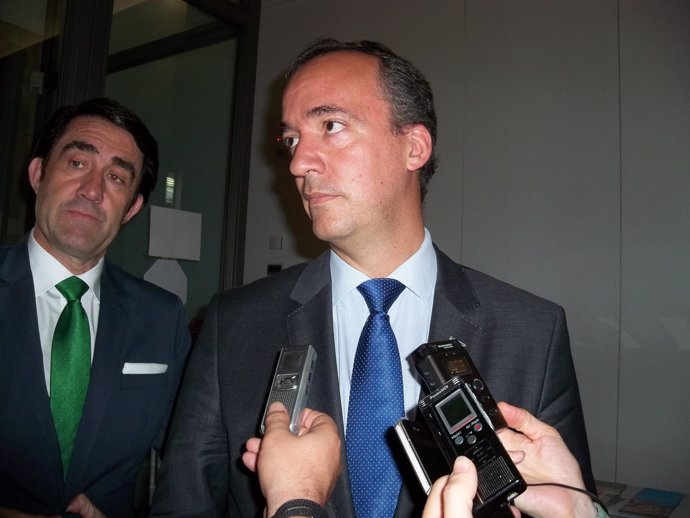 Suárez-Quiñones y el secretario de Estado de Seguridad, Francisco Martínez